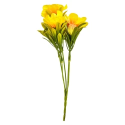 Flor buquê peônia com 05 galhos