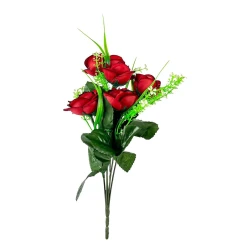 Flor buque rosas 6 galhos