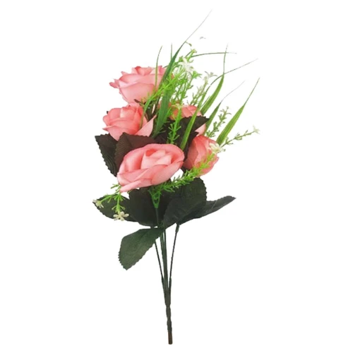 Flor buque rosas 6 galhos