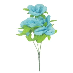 Flor buquê rosas abertas com 05 galhos