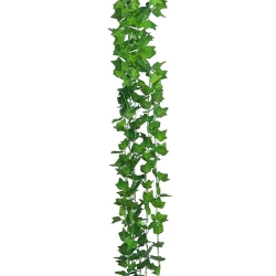 Flor pendente corrente de hera verde 160cm