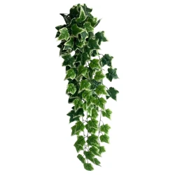 Flor pendente folhas hera 9 galhos 94cm