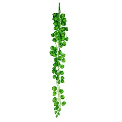Flor pendente folhas hera com 09 galhos 94cm