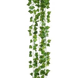 Flor pendente folhas verdes 220cm