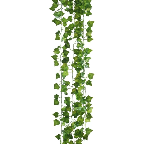 Flor pendente folhas verdes 220cm