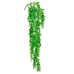 Flor pendente verde 45 folhas 78cm