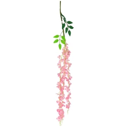 Flor pendente wisteria com 03 galhos 105cm sortidas Kramer e Bastos
