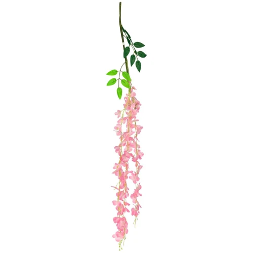 Flor pendente wisteria com 03 galhos 105cm sortidas Kramer e Bastos