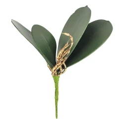 Flor pick folha de orquídea 21cm