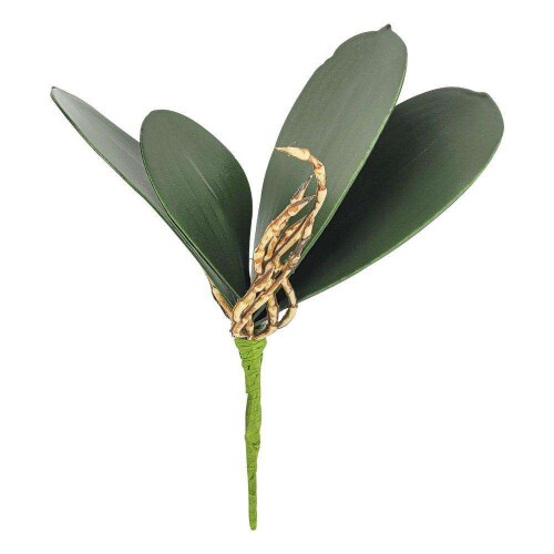 Flor pick folha de orquídea 21cm Flor pick folha de orquídea 21cm