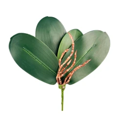Flor pick folha de orquídea 21cm