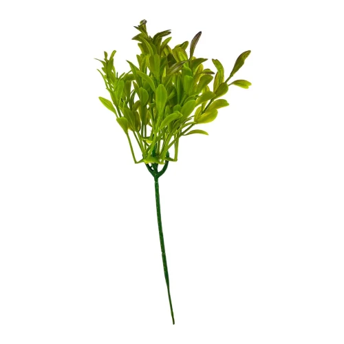 Flor pick folhas mini claras 20cm