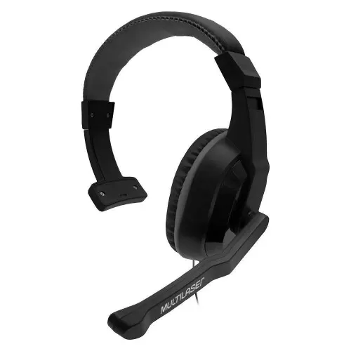 Fone de ouvido headset concha P3 com microfone PH374 Multilaser Fone de ouvido headset concha P3 com microfone PH374 Multilaser