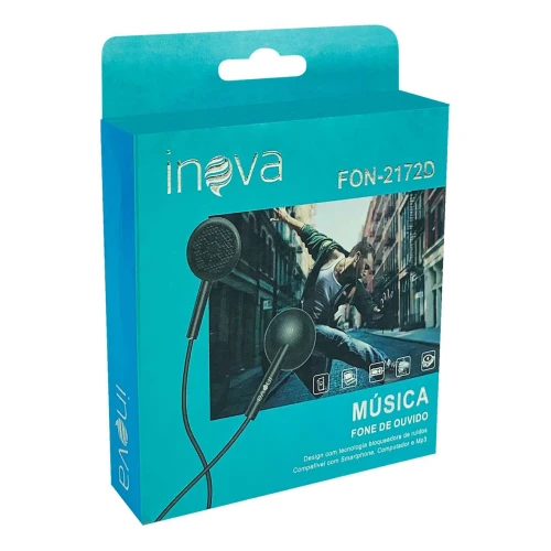 Fone de ouvido com microfone P2 FON2172D