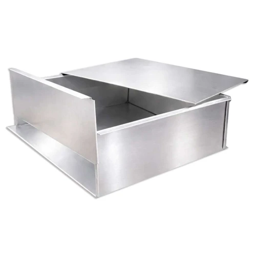 Forma de alumínio quadrada super fatia 30x30x10cm Caparroz Forma de alumínio quadrada super fatia 30x30x10cm Caparroz