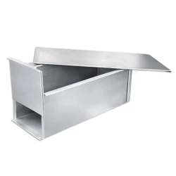 Forma de alumínio retangular super fatia 30x10x10cm Caparroz