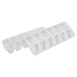 Forma de gelo de plástico com 02 unidades