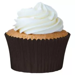 Forma de papel para cupcake marrom com 45 unidades n°0 Mago Forma de papel para cupcake marrom com 45 unidades n°0 Mago