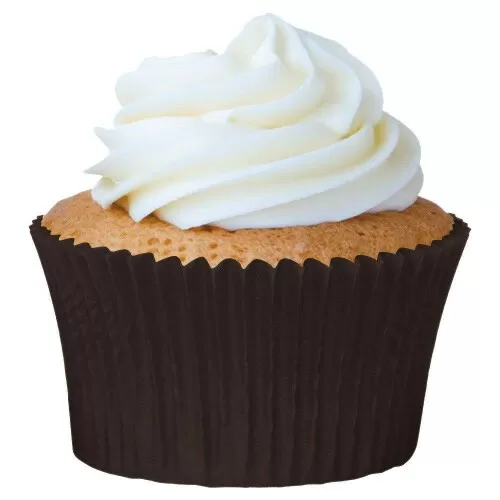 Forma de papel para cupcake marrom com 45 unidades n°0 Mago