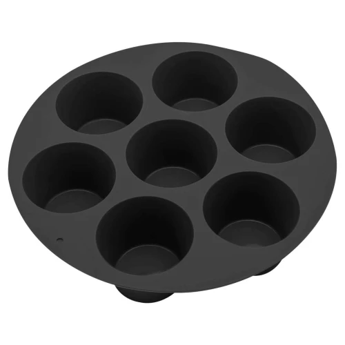 Forma de silicone para cupcake com 07 unidades