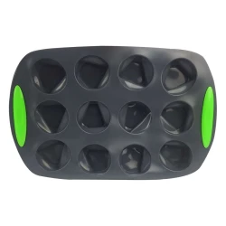 Forma de silicone para mini bolo 12 lugares