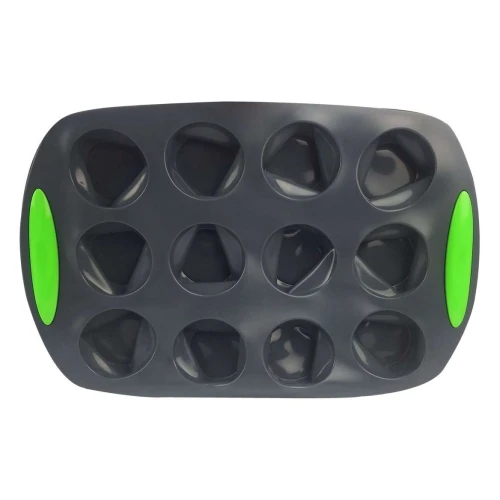 Forma de silicone para mini bolo 12 lugares