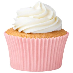 Forma mini cupcake n 2 Rosa bebe 45 unidades