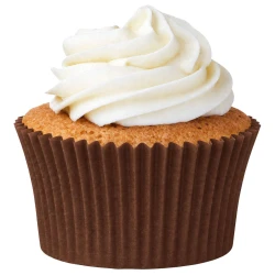 Forma mini cupcake número 2 marrom 45 unidades