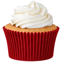 Forma mini cupcake número 2 vermelho natal 45 unidades