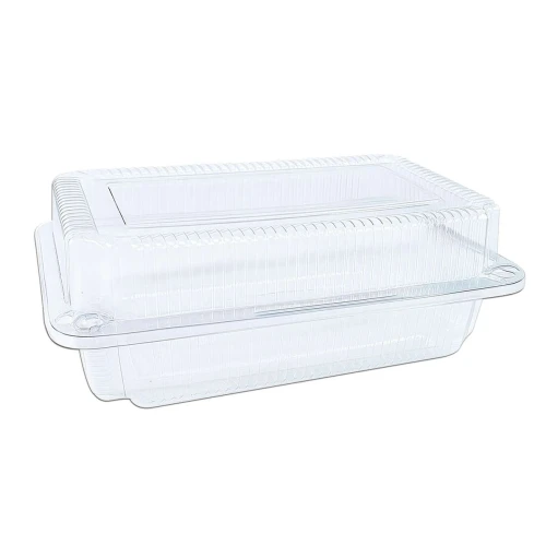 Forma plástica cristal retangular BP-10 17x9x6cm alta com 100 unidades Bipack