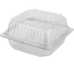 Forma plástica quadrada alta BP-641 8x6cm com 300 unidades Bipack