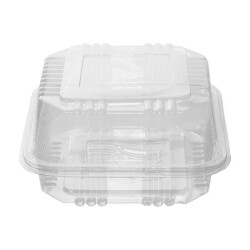 Forma plástica quadrada arti P-13 09x18cm com 100 unidades PPlast