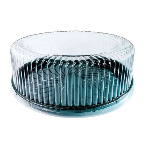 Forma plástica redonda P-80A 31x13,5cm alta com 30 unidades Pplast