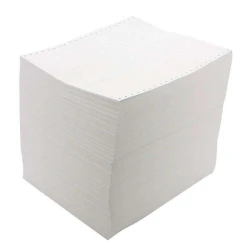 Formulário contínuo branco 80 colunas 01 via 2500 folhas Maxprint