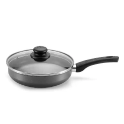 Frigideira antiaderente funda tampa de vidro 22cm Panelux