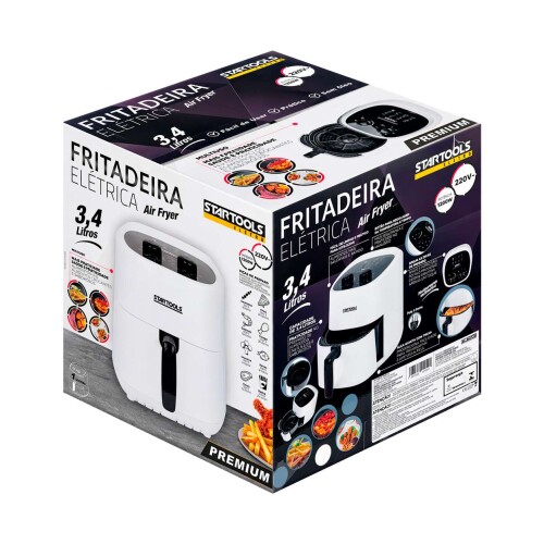 Fritadeira elétrica Air Fryer 3,5 litros 220v/1200w Startools