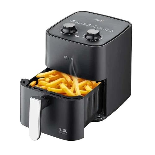 Fritadeira elétrica air fryer 3,5 litros 220v/1350w Multilaser