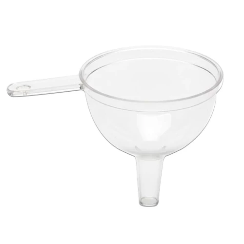 Funil acrílico transparente 11cm Funil acrílico transparente 11cm