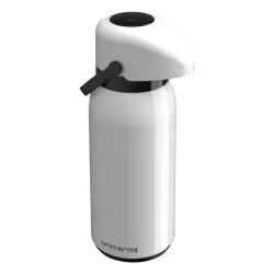 Garrafa térmica 1,8 litros pressão magic pump verona branca Unitermi