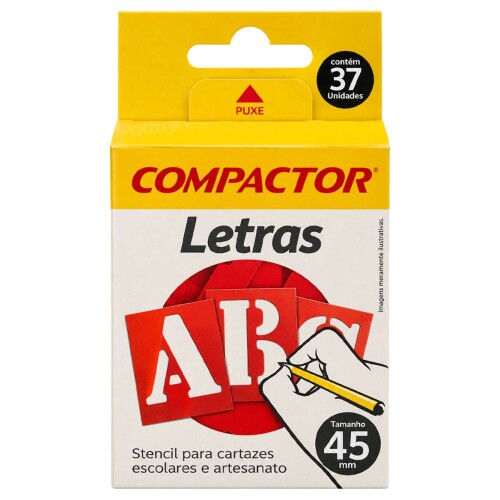 Gabarito ABC e N° com 45mm Compactor Gabarito ABC e N° com 45mm Compactor