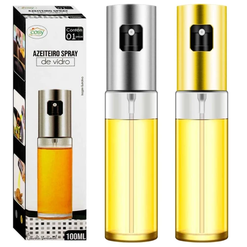 Galheteiro de vidro 100ml spray azeite
