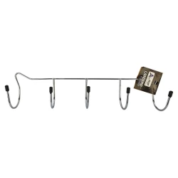Gancho para parede de metal com 05 ganchos 31x7cm cabideiro Alpif