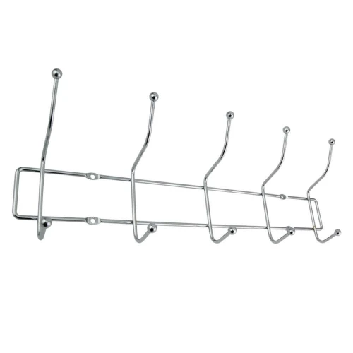 Gancho para parede metal com 10 ganchos 40x5x13cm