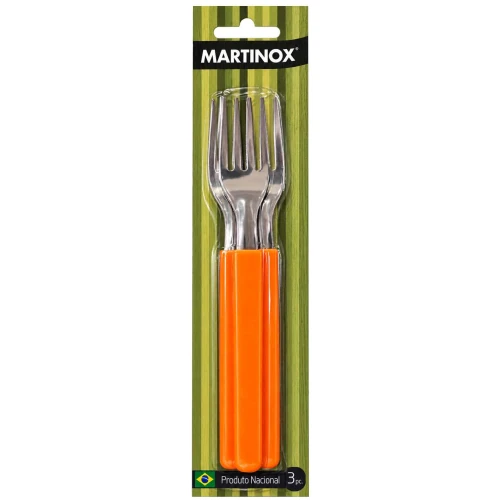 Garfo cabo plástico com 03 unidades sortidos Martinazzo Garfo cabo plástico com 03 unidades sortidos Martinazzo