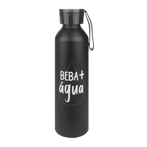 Garrafa de metal para água 600ml decorada sortidas