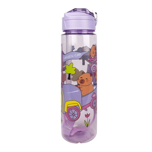 Garrafa para água acrílica 760ml capivara