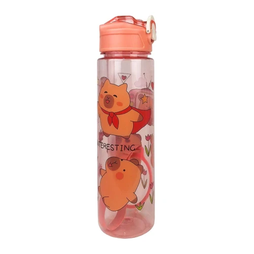 Garrafa para água acrílica 760ml capivara Garrafa para água acrílica 760ml capivara