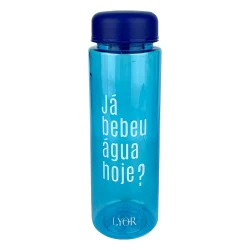 Garrafa para água plástica 520ml squeeze azul