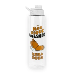 Garrafa para água plástica life 700ml Capivara