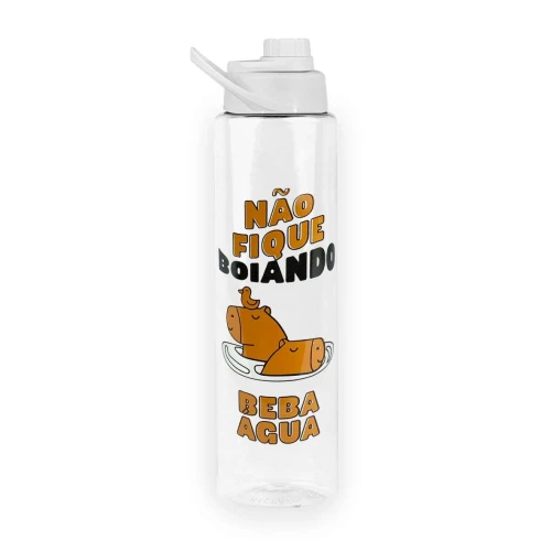 Garrafa para água plástica life 700ml Capivara